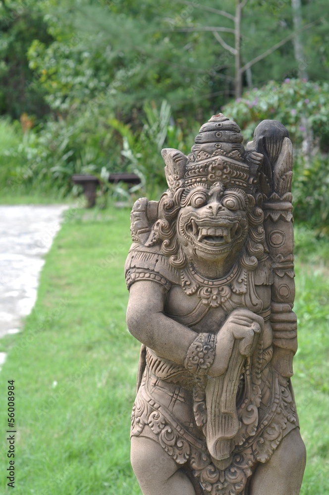 Balinese stone sculpture