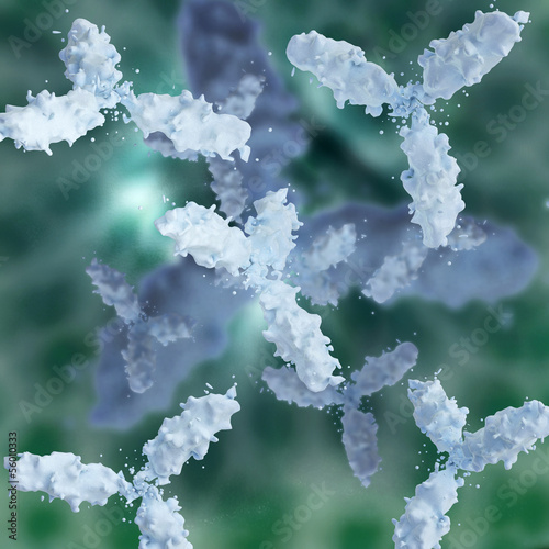 Antikörper - 3d Render