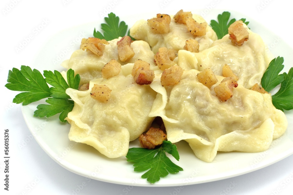 Dumplings with meat and cabbage Dumplings with meat and cabbage