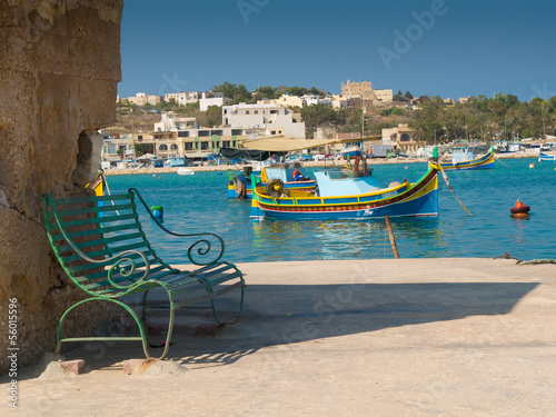 seat by the seaside