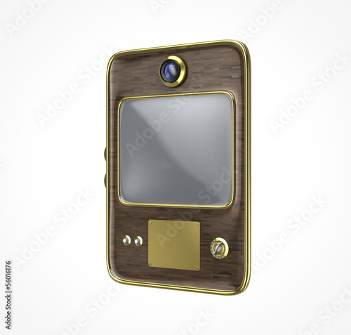 old retro vintage tablet concept