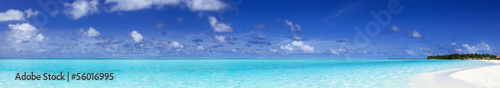 panoramic view of the tropical sea