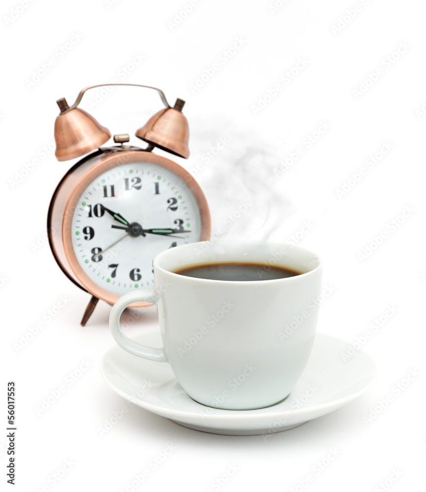 break for coffee isolated on white background break for coffee isolated on white background