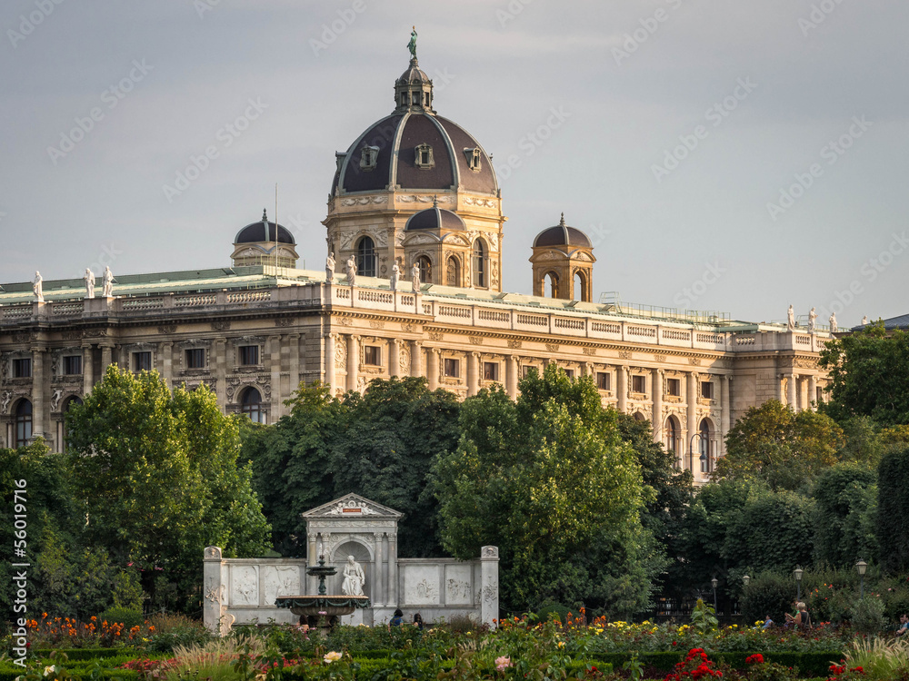 Obraz premium Naturhistorische Museum in Wien