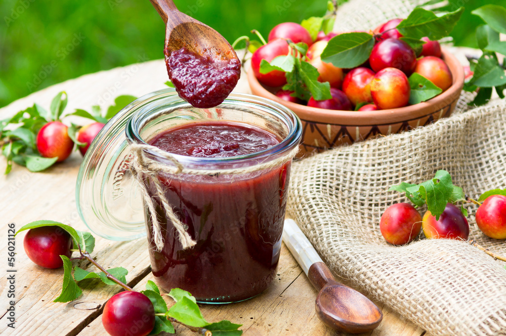 Tkemali Georgian sauce with cherry plum