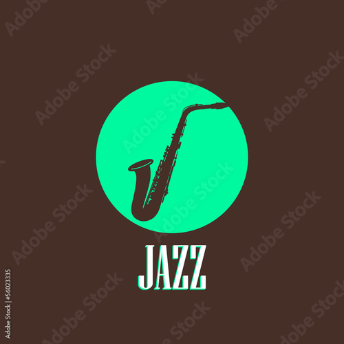 illustration with the saxophone