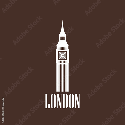 illustration with the big ben icon
