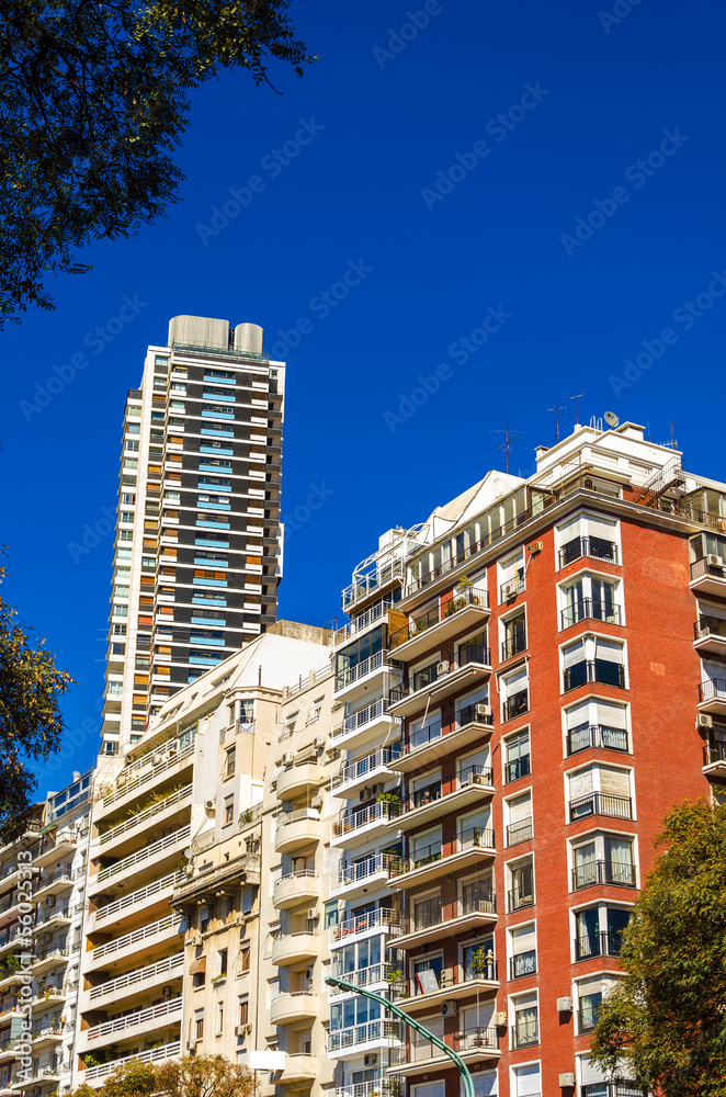 Apartment Buildings in Buenos Aires