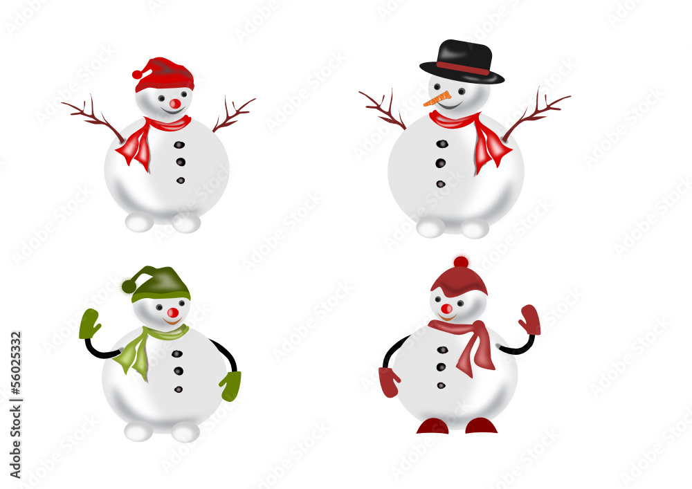 schneemänner schneemänner