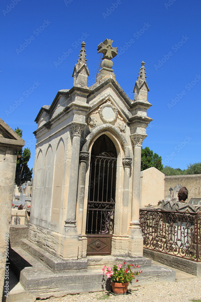 Old cemetery in the Provence
