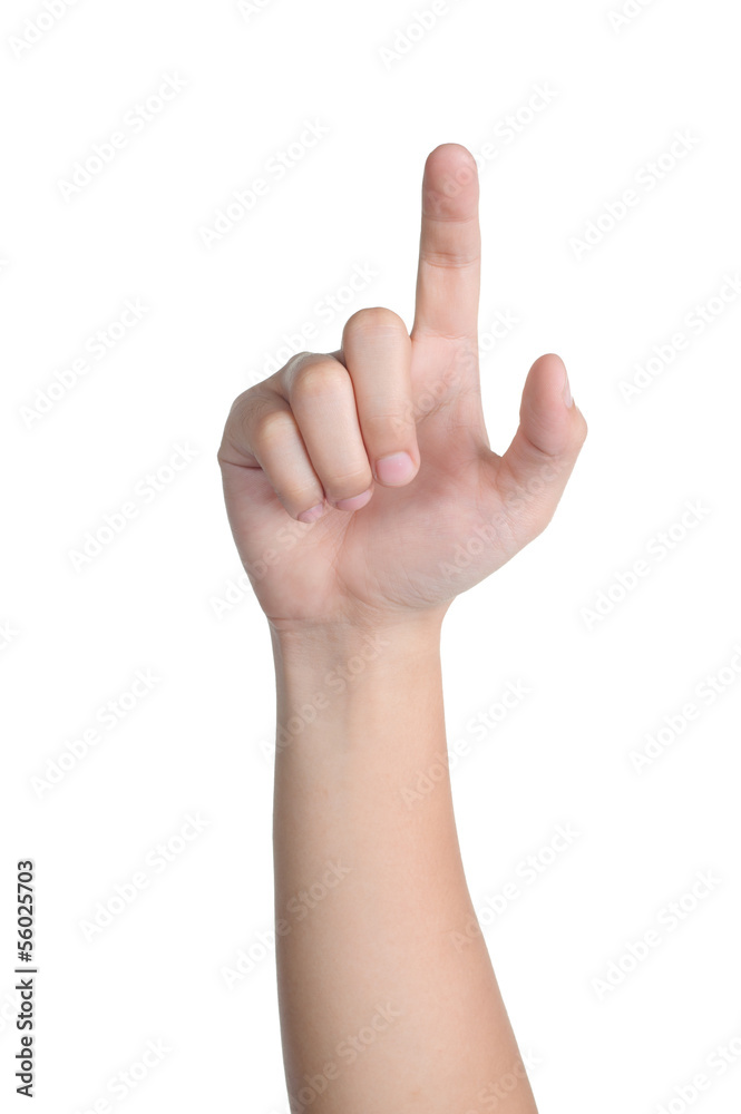 hand sign posture click isolated hand sign posture click isolated