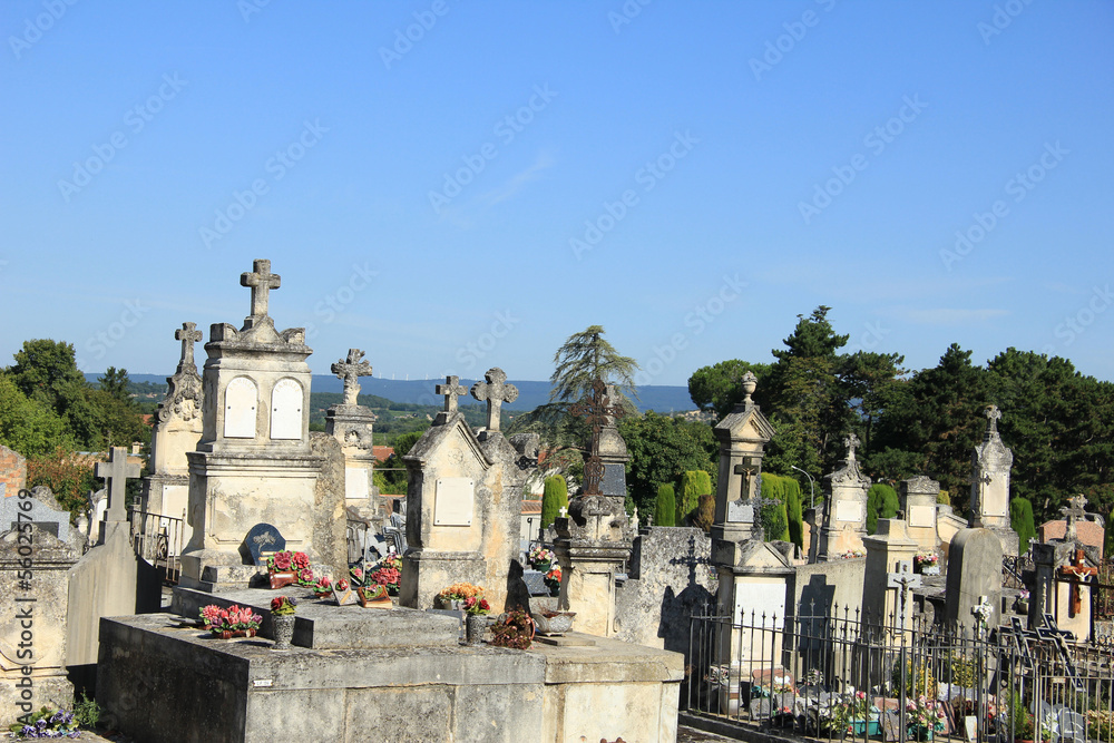 Old cemetery in the Provence