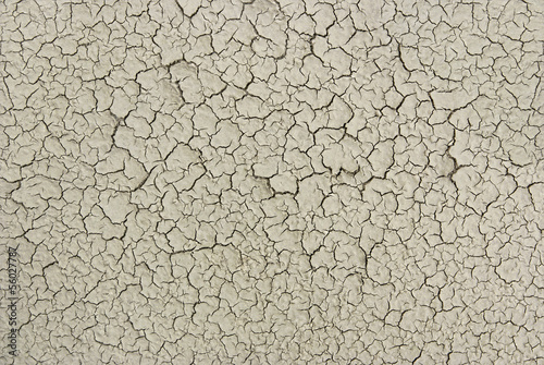 Detail of cracked aridity soil ground texture