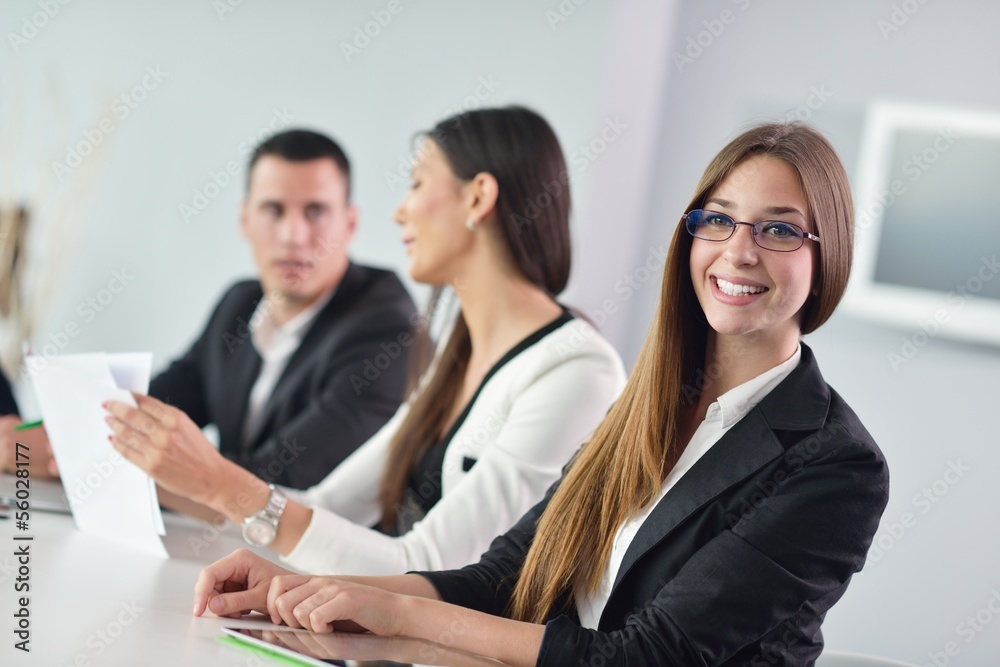 business people in a meeting at office business people in a meeting at office