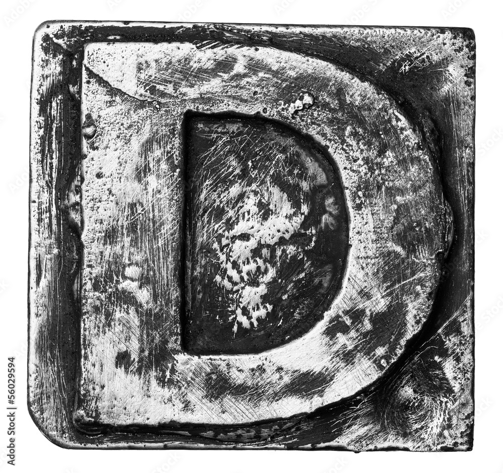 Fototapeta premium Metal letter