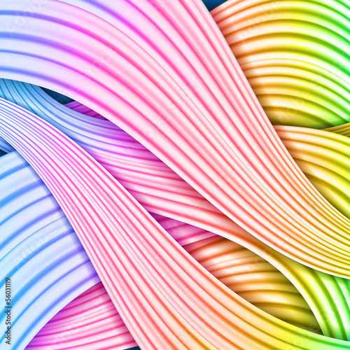 Abstract colorful lines