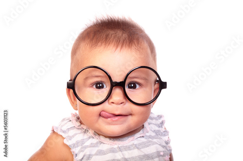 baby and glasses