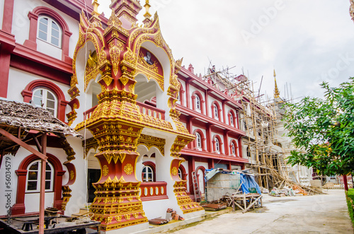 Buddhism building in Thai Buddhism temple