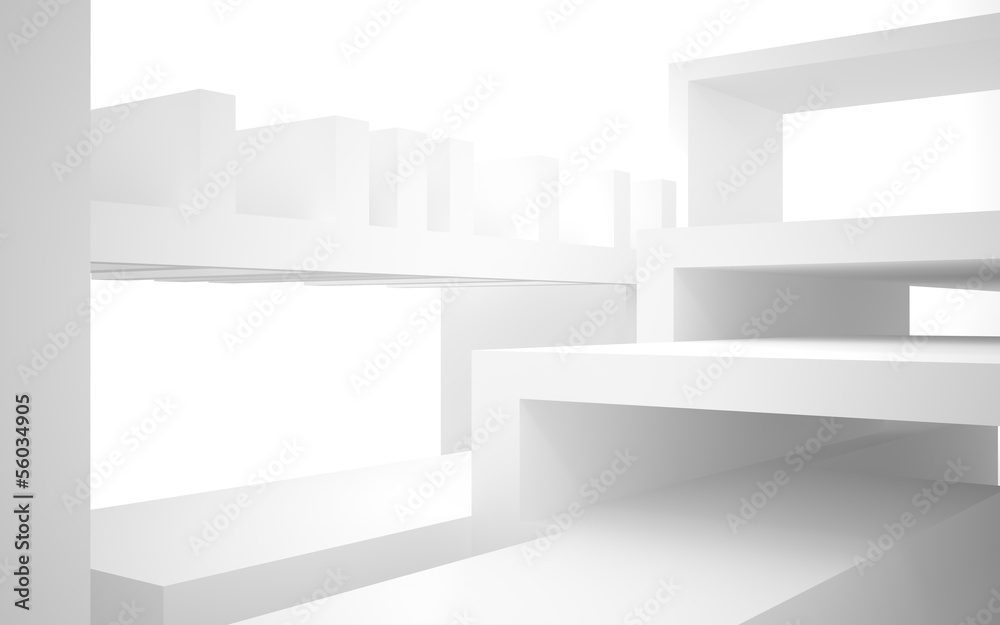 Abstract Architecture. abstract white building on a white backgr Abstract Architecture. abstract white building on a white backgr