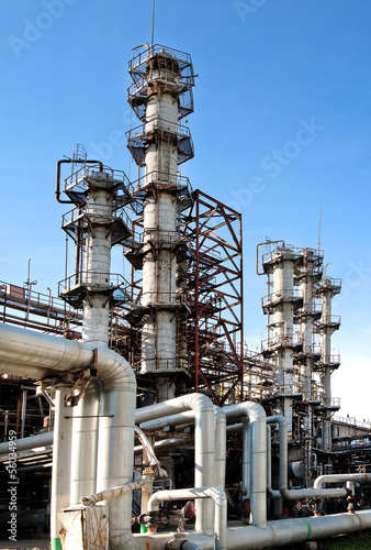 the pipe in the factory