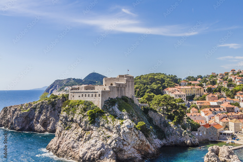 Fototapeta premium Lovrijenac Fort. Dubrovnik - UNESCO World Heritage Site. Croatia