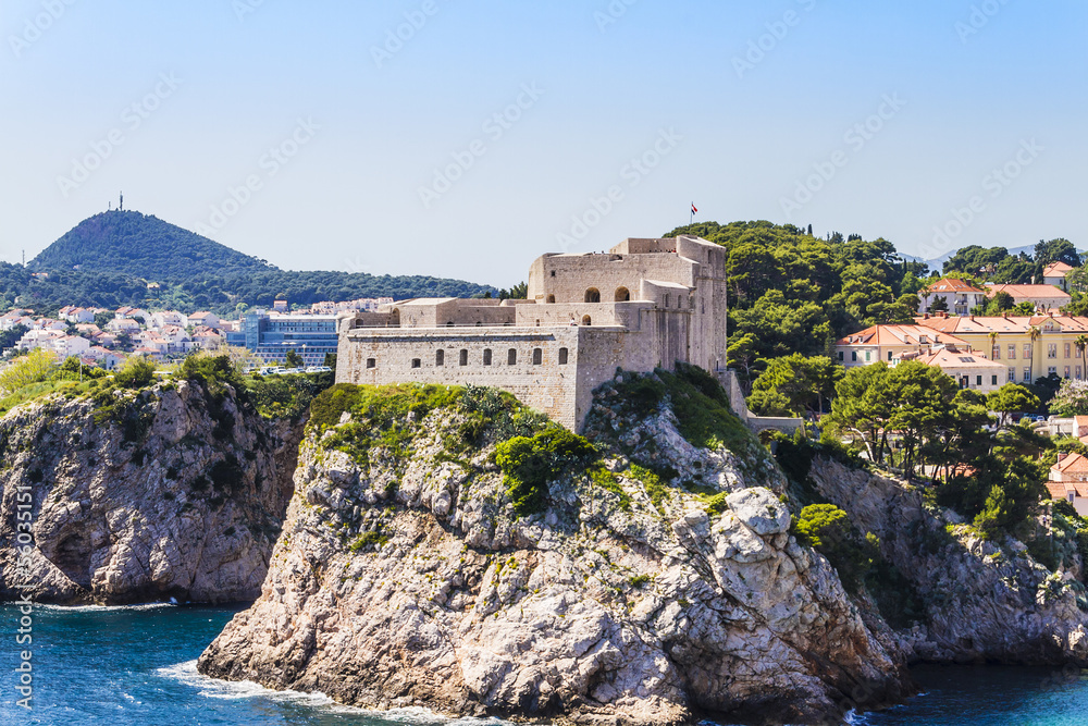 Lovrijenac Fort. Dubrovnik - UNESCO World Heritage Site. Croatia
