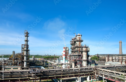 panorama of petrochemical refinery