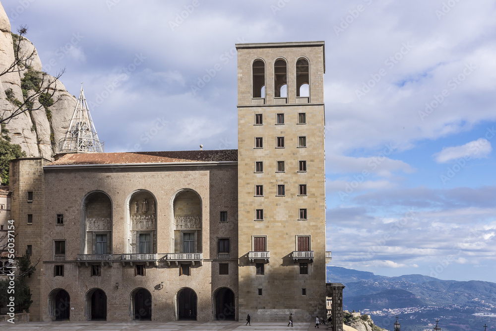 Abbey of Santa Maria de Montserrat, Montserrat, Catalonia, Spain