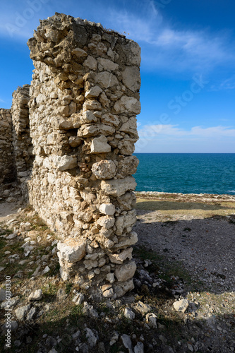 ruderi sulla costa garganica - Gargano - Puglia - Italy photo