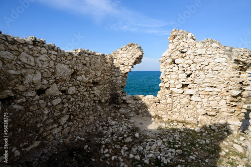 ruderi sulla costa garganica - Gargano - Puglia - Italy photo