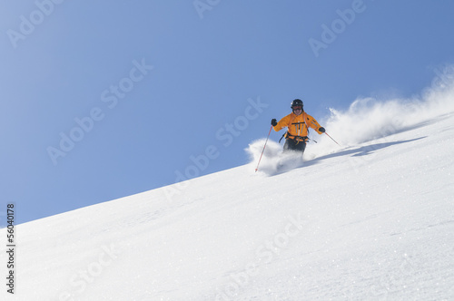 traumhafte Tiefschneebedingungen