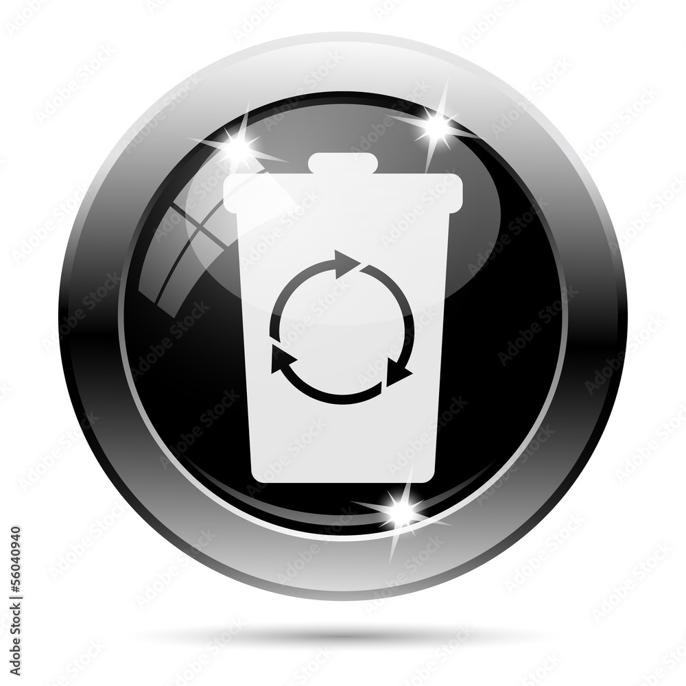 Metallic black glossy icon Metallic black glossy icon
