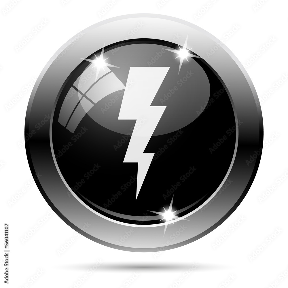 Metallic black glossy icon Metallic black glossy icon