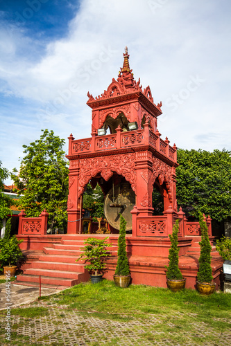 Wat PhraDhartHaribhunchai lumphun province Thailand