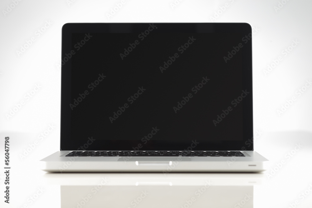 Beautiful design of a modern laptop computer Beautiful design of a modern laptop computer