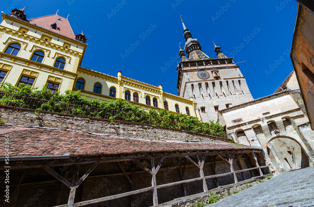 Obraz premium Clock Tower, Landmark of Transylvania, Sighisoara