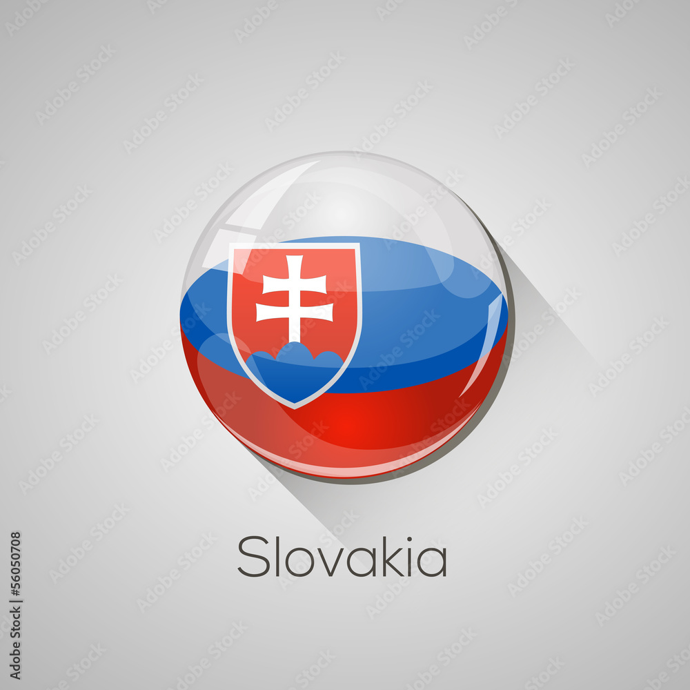 European Flags set (detailed glossy button with long shadow) European Flags set (detailed glossy button with long shadow)