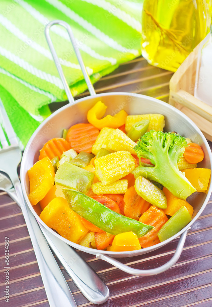 fried vegetables fried vegetables