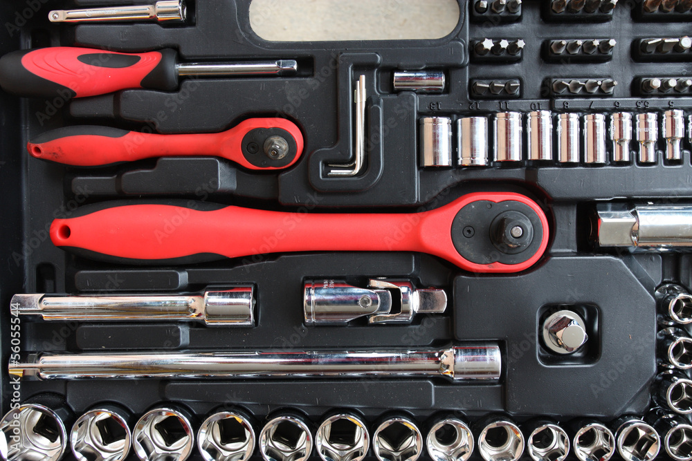 Tool kit for the mechanic Tool kit for the mechanic