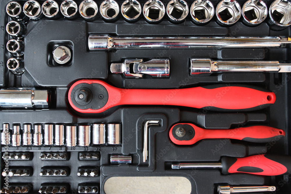 Tool kit for the mechanic Tool kit for the mechanic