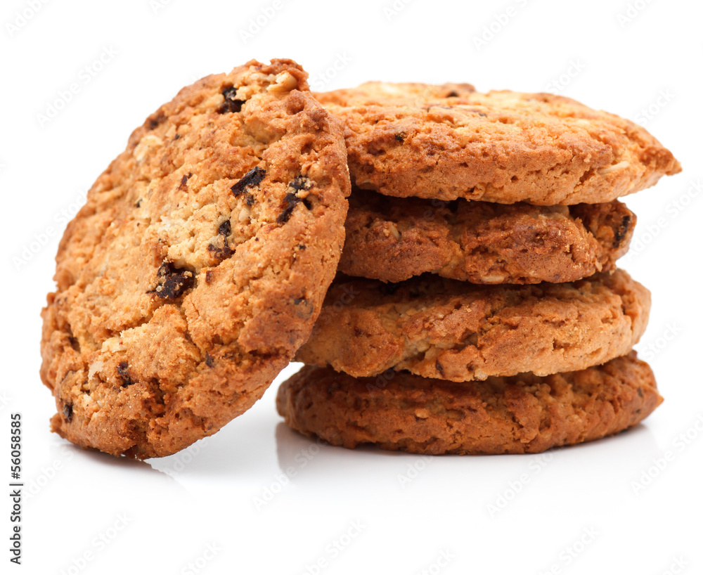 homemade pastry biscuits isolated on white background homemade pastry biscuits isolated on white background
