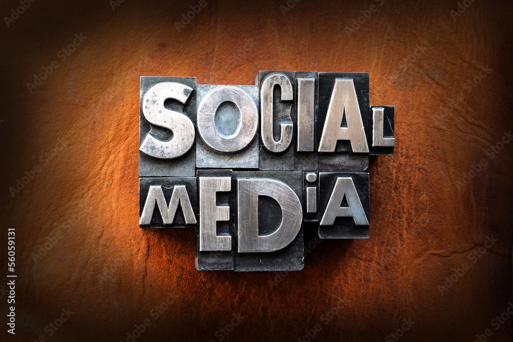 Obraz premium Social Media