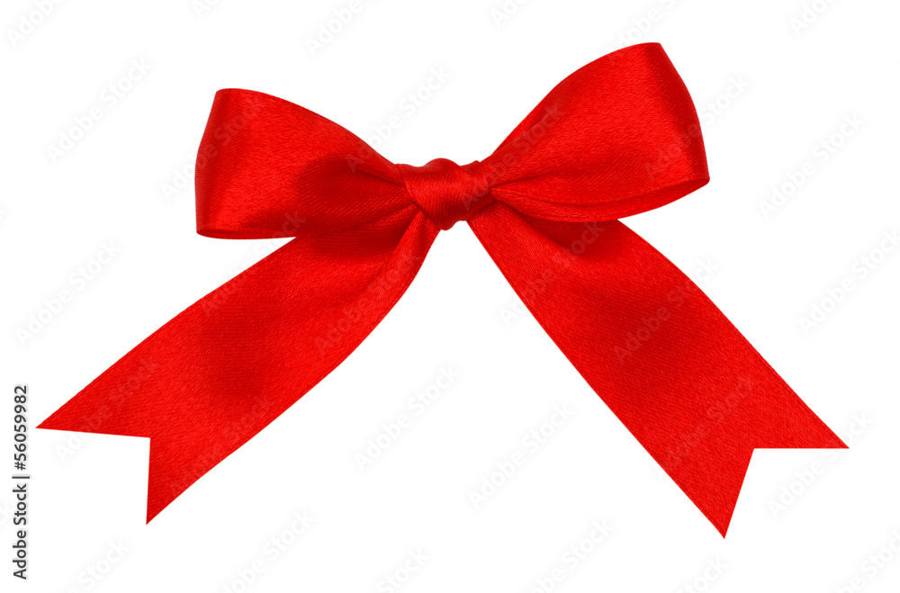 various a silk ribbon knot on white background various a silk ribbon knot on white background