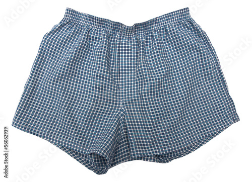 A pair of boxer shorts isolated