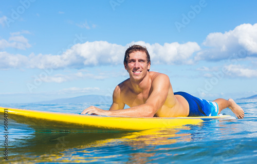 Man on Stand Up Paddle Board © EpicStockMedia