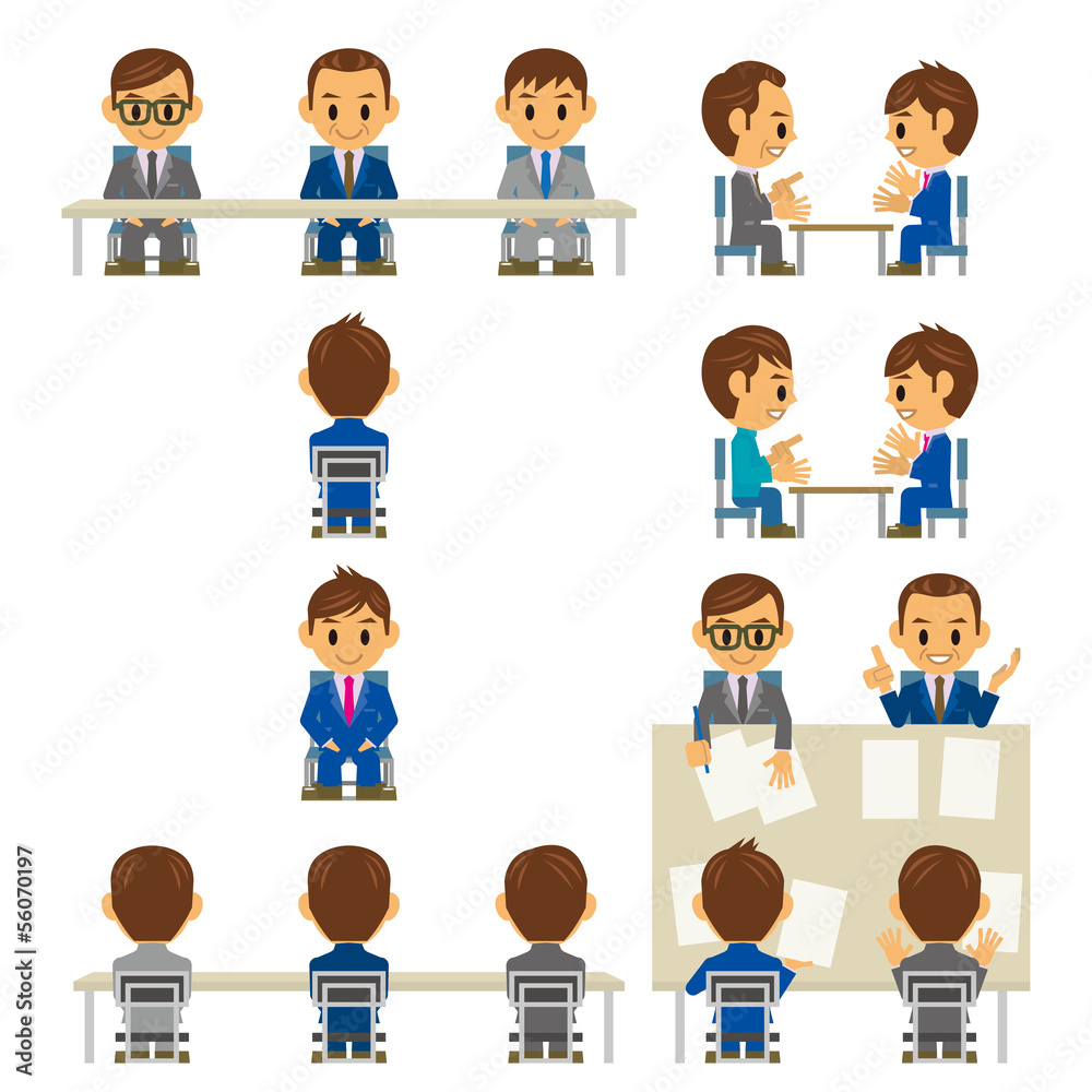 ビジネスマン イラスト 面接 面談 Stock Vector Adobe Stock ビジネスマン イラスト 面接 面談 Stock Vector Adobe Stock