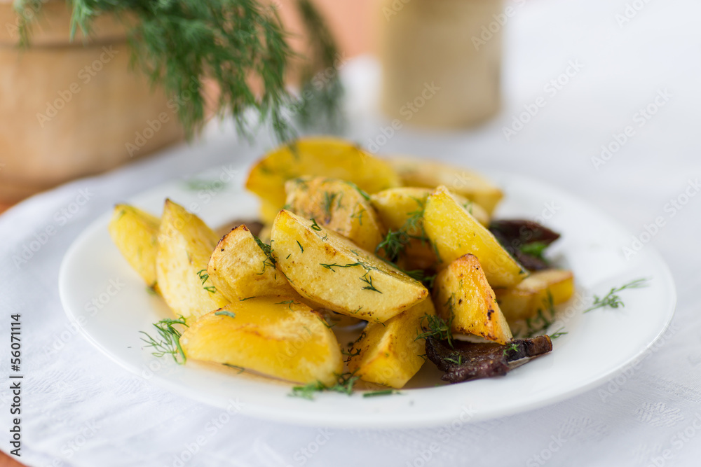 fried potatoes fried potatoes