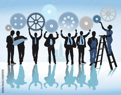 Zusammenarbeit in Unternehmen