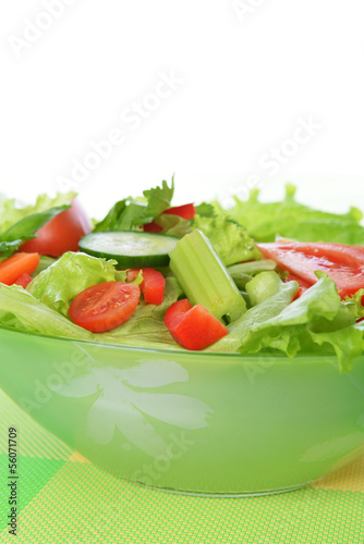 salad with vegetable