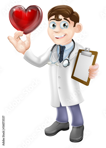 Cartoon Heart Doctor